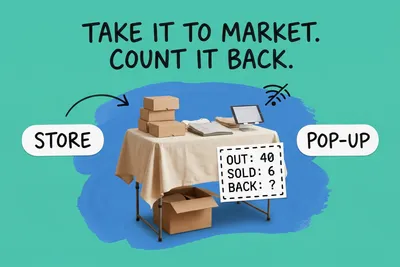 Pop-Ups, Markets and Trade Shows: Selling From a Temporary Location Without Losing Count