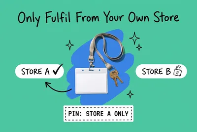 Staff Should Only Be Able to Fulfil From Their Own Store